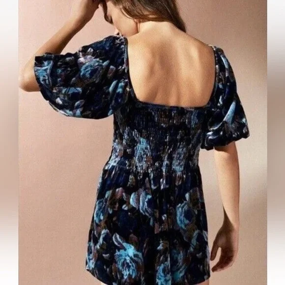 Urban Outfitters | Romantic Velvet Romper - Picture 3 of 9